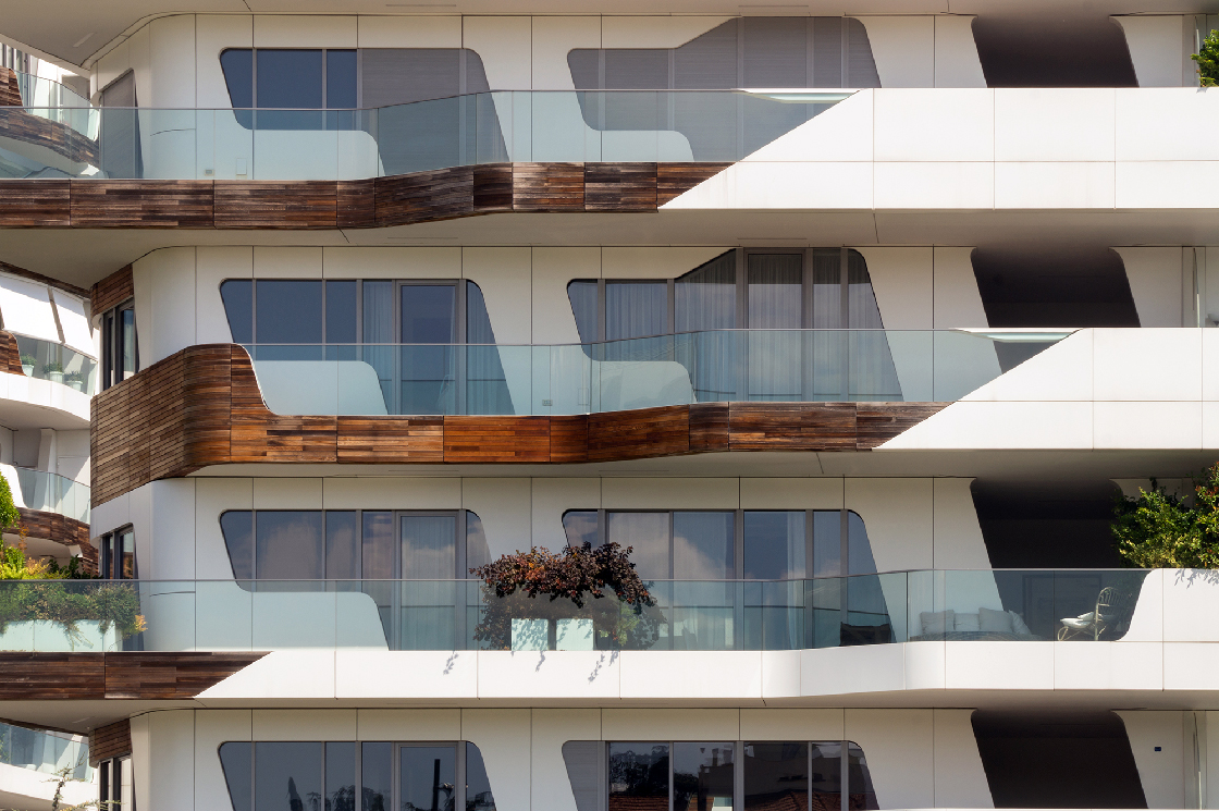 Citylife residential complex, Zaha Hadid 1 - Riccardo Bianchini Architectural Photography